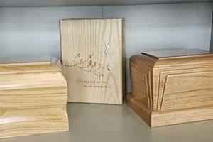 Urne per cremazione in legno